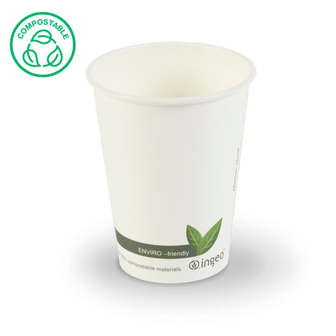 Biodegradable Single Wall Hot Drink Paper Cup (1000 pack)