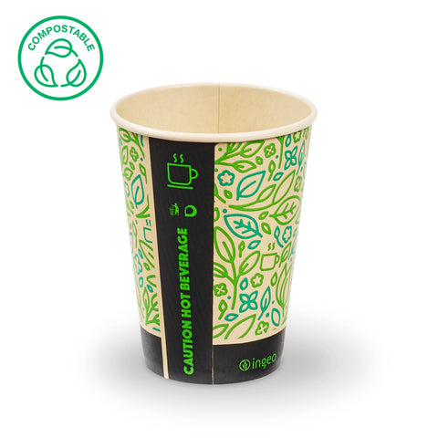 Ultimate Eco Bamboo Triple Layer Inner Ripple Wrap Hot Drink Cup (500 pack)
