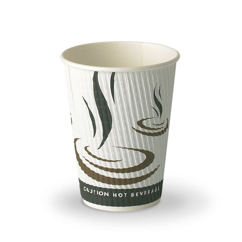 Weave Ripple Wrap Hot Drink Paper Cup (500 pack)