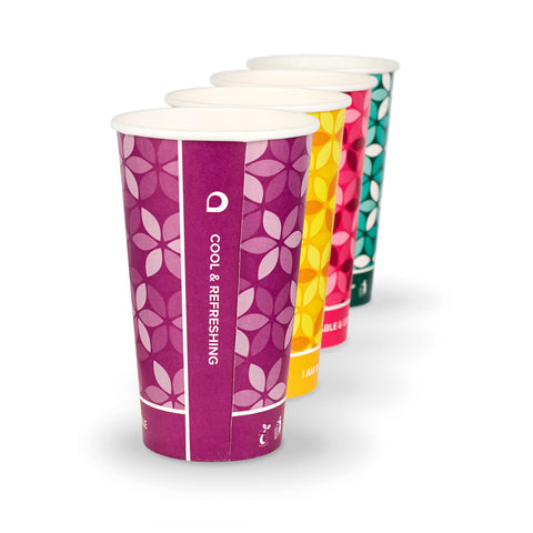 Cool & Fresh Biodegradable Cold Drink Paper Cup (1000 pack)