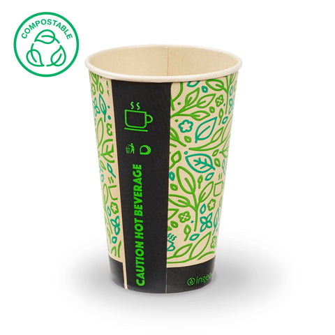 Ultimate Eco Bamboo Triple Layer Inner Ripple Wrap Hot Drink Cup (500 pack)
