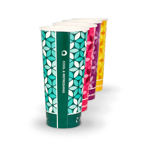 Cool & Fresh Biodegradable Cold Drink Paper Cup (1000 pack)