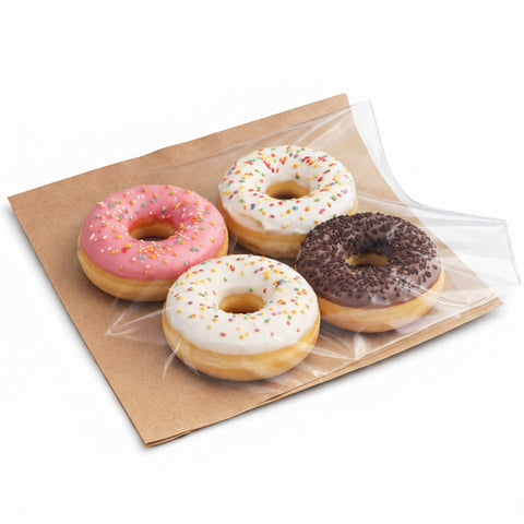 Film Fronted Brown Kraft Paper Bags (1000 pack)