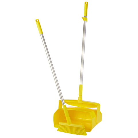Vikan® Dustpan set, closable with broom, Medium (350mm)