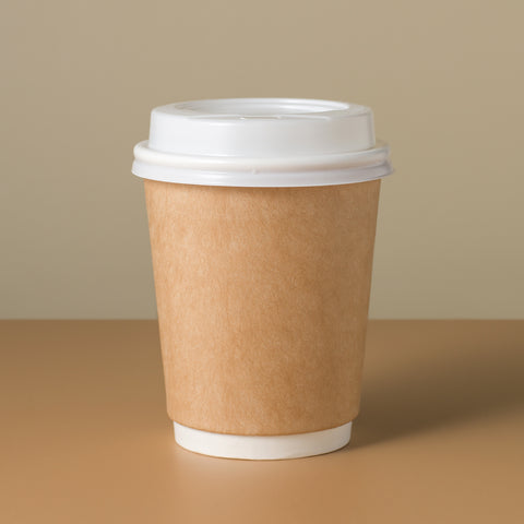 Kraft Double Wall Hot Drink Paper Cup (400 & 500 pack)