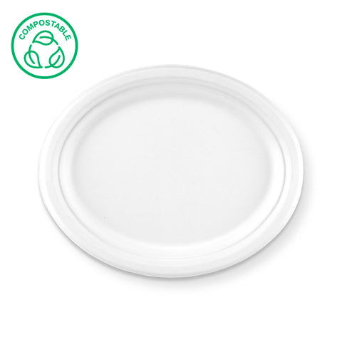 Bagasse Round Plates (500 & 1000 pack)