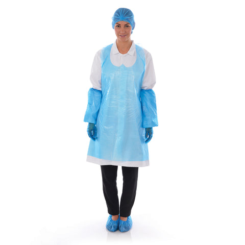 Disposable PPE Flat Aprons (Box of 100)