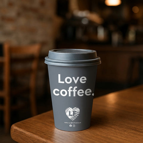 Branded Single Wall Paper Cups 4oz / 8oz / 12oz / 16oz (White)