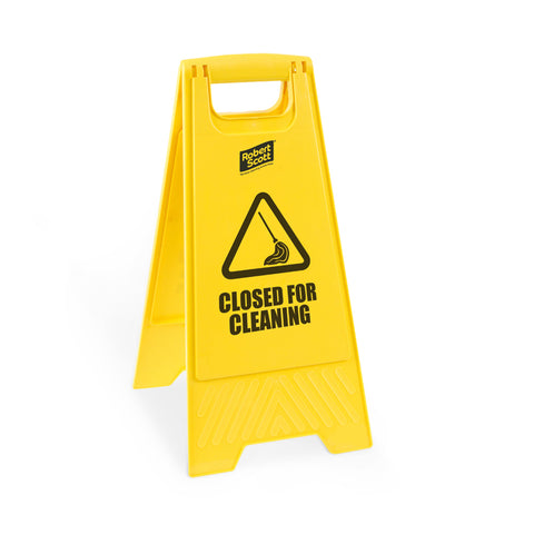 Wet Floor Sign (Closed For Cleaning)