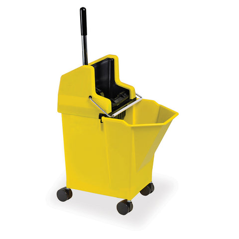 Flat Mop Bucket and Wringer (15 Litre)