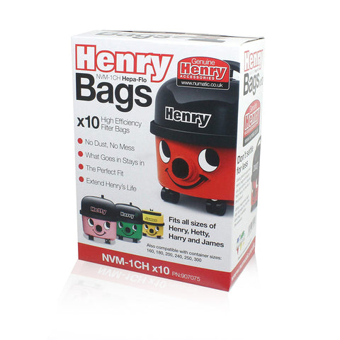 Numatic® Henry HepaFlo Vacuum Dustbags (10 Pack)