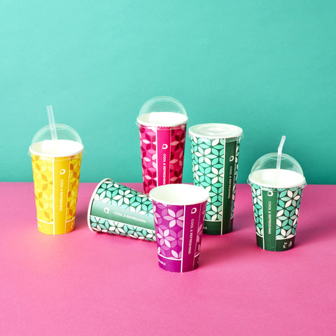 Cool & Fresh Biodegradable Cold Drink Paper Cup (1000 pack)
