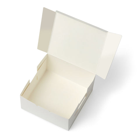 Folding White Cake Box (500 & 1000 pack)