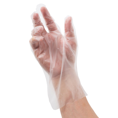 Clear Poly Catering Gloves (Box of 100)