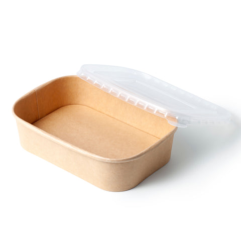 Rectangular PET Deli Bowl Lid (300 pack)
