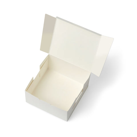 Folding White Cake Box (500 & 1000 pack)