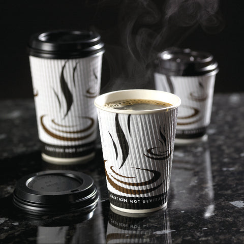 Weave Ripple Wrap Hot Drink Paper Cup (500 pack)